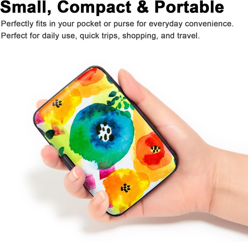 Kaabao Credit Card Holder Small RFID Blocking Wallet Business Metal Slim Mini Aluminum Hard Case for Women Men - Image 2