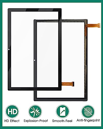 SRJTEK for Pritom TronPad L10 10.1" Touch Screen Digitizer Panel Screen Replacement (Not for Tab 11 Android 13) - Image 4