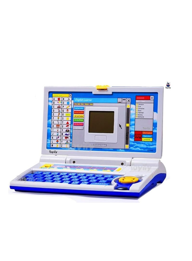 SUKILO Educational Laptop Computer Toy with Mouse for Kids 3+ Years – 20 Interactive Learning Activities – Letters, Words, Math, Games, Music, Logic & Memory Skills Development  - Image 1
