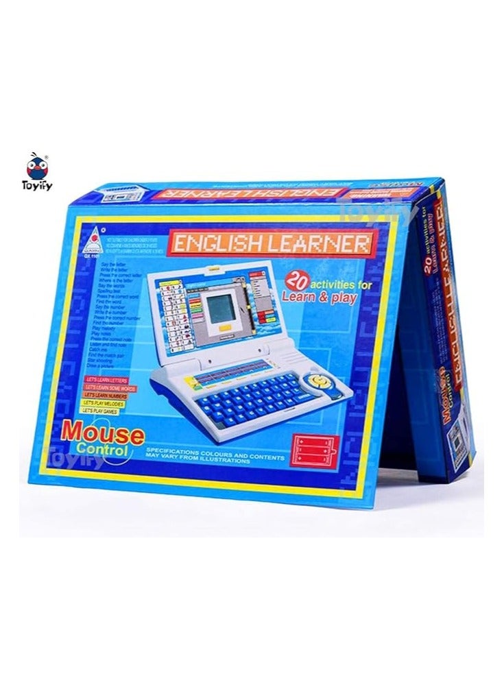 SUKILO Educational Laptop Computer Toy with Mouse for Kids 3+ Years – 20 Interactive Learning Activities – Letters, Words, Math, Games, Music, Logic & Memory Skills Development  - Image 2