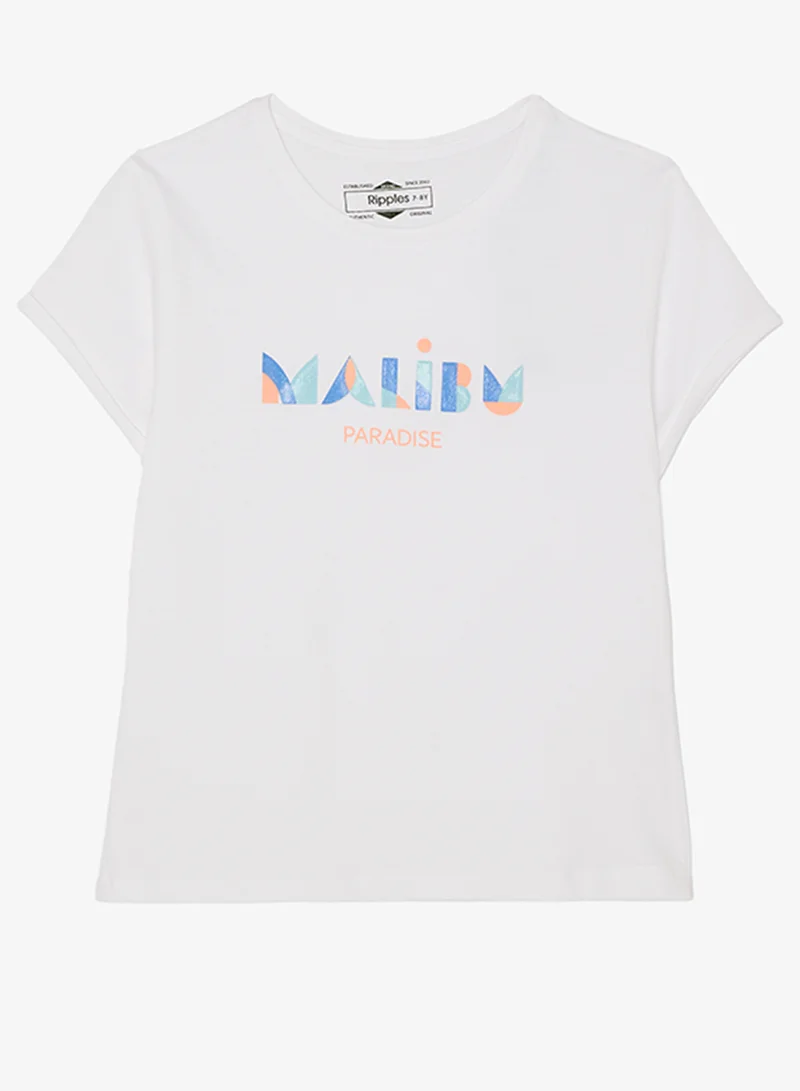 ريبلز مع نمشي Girls Regular Fit Tee