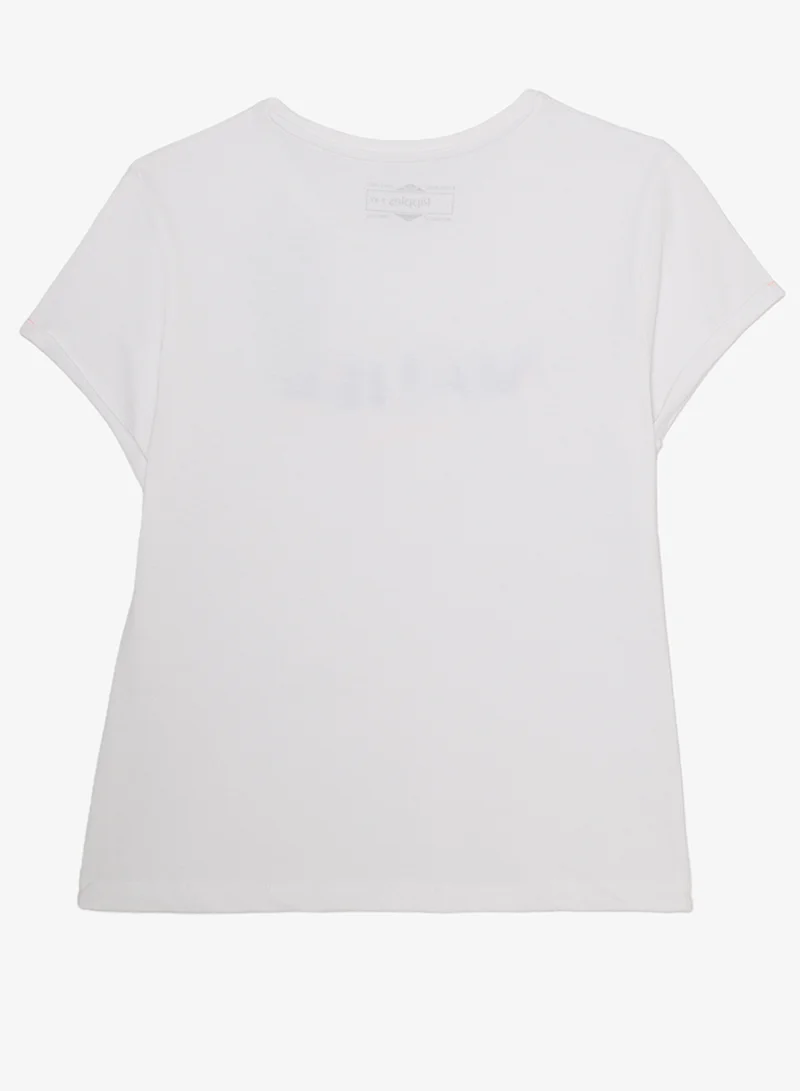 ريبلز مع نمشي Girls Regular Fit Tee