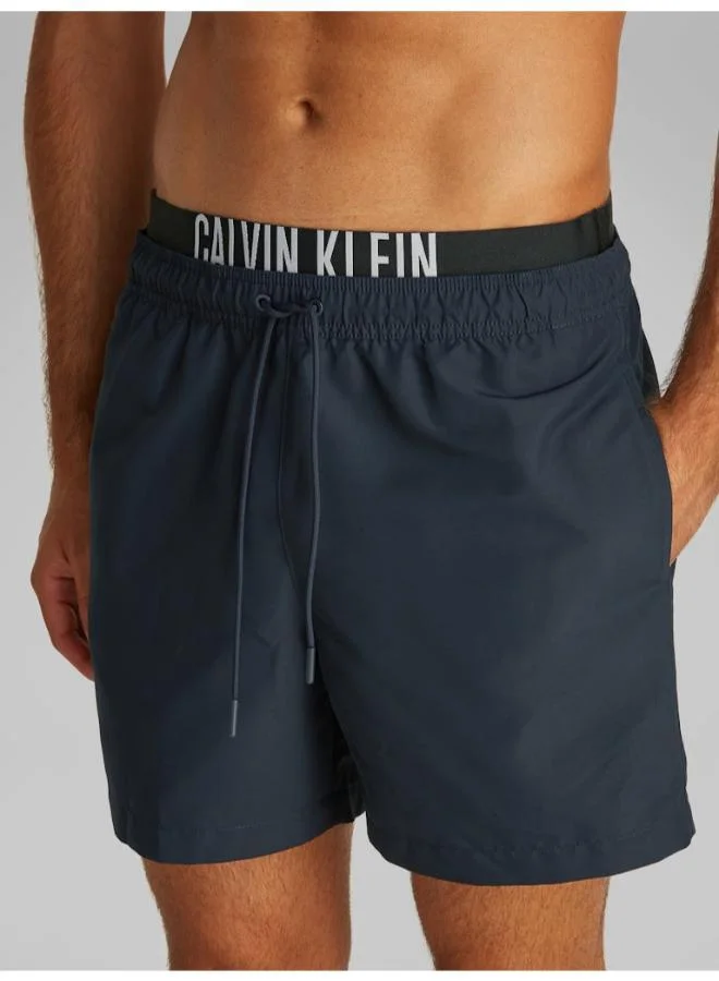 CALVIN KLEIN Logo Band Drawstring Swim Shorts