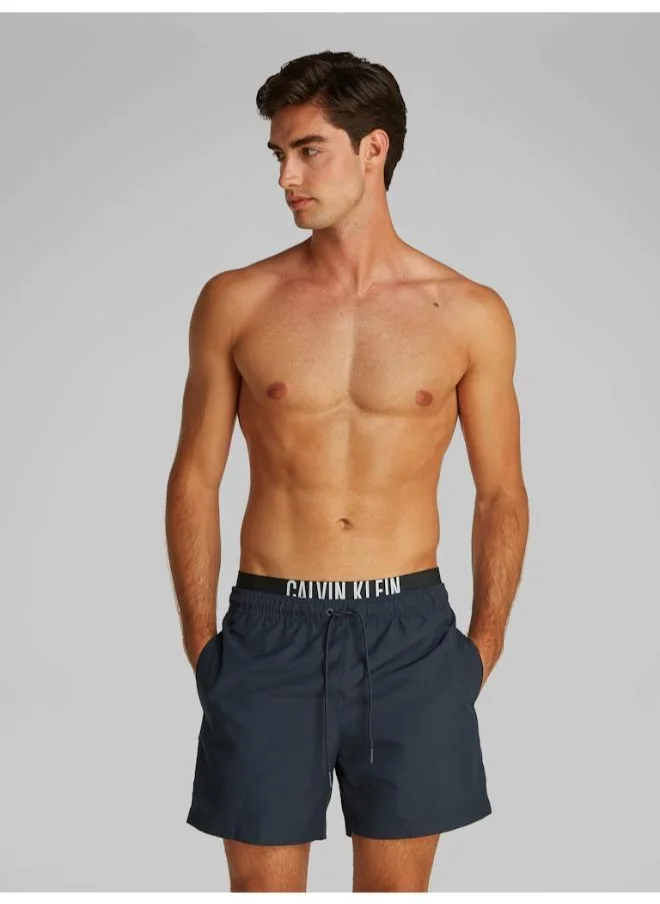 كالفن كلاين Logo Band Drawstring Swim Shorts