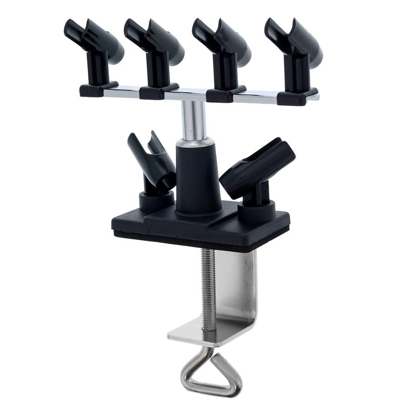 Master Airbrush Universal ClampOn 6Airbrush Holder Airbrush Accessories Supplies for Garage or Workspace