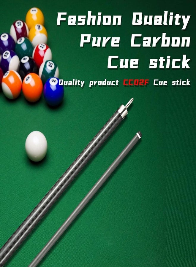 CROWN ME Carbon Fiber Pool Cue Stick 12.5mm Tip Billiard Carbon Fiber cue, Weight 20OZ Cue Stick, 58" Pool Table Sticks - Image 4