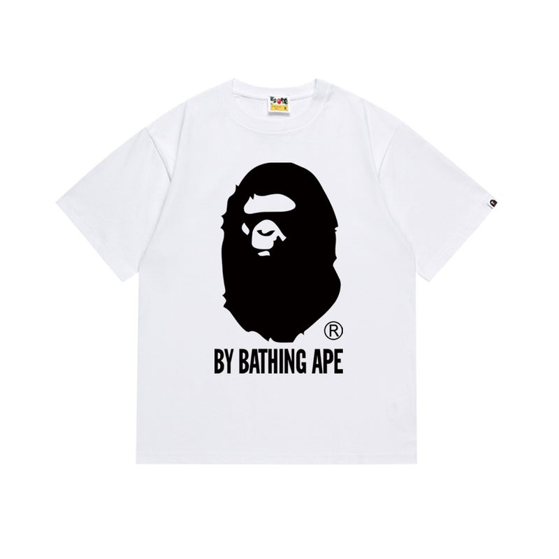بايب تي شيرت BAPE صيفي 2026 بتصميم رأس القرد ونمط التمويه - للرجال والنساء - Image 1