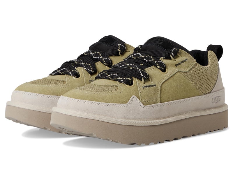 UGG Men's Lo Lowmel Sneaker, Muted Brass/Putty, 13 - Image 2