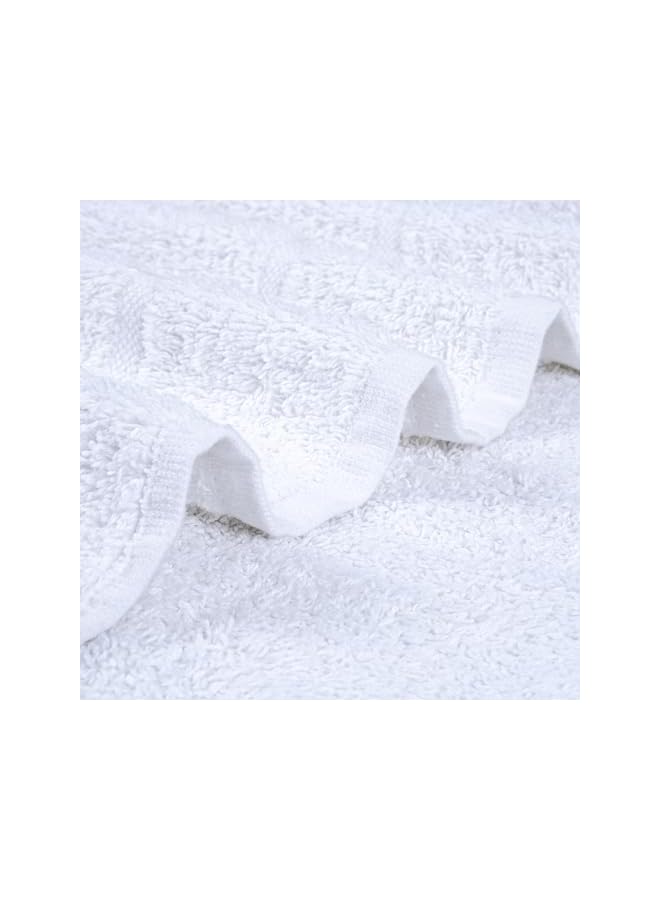 The Bros Pack of 6 Pieces Hand Towels with Border | Soft and Absorbent | Ideal for Home, Hotel, Salon & Spa Use (White, 50x90cm) - Image 5