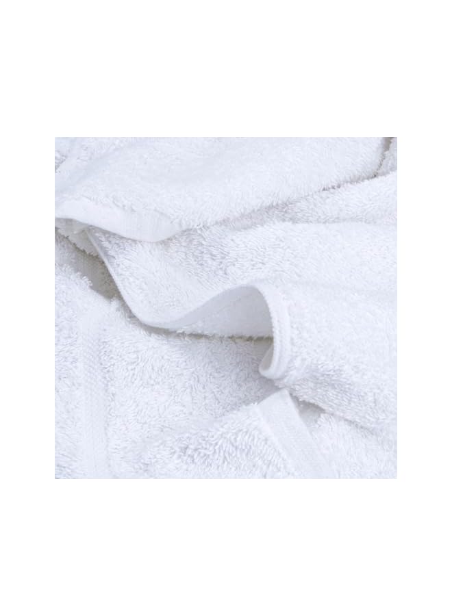 The Bros Pack of 6 Pieces Hand Towels with Border | Soft and Absorbent | Ideal for Home, Hotel, Salon & Spa Use (White, 50x90cm) - Image 3