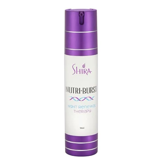 Shira Nutriburst (50ml)Peptide Night Therapy With Hyaluronic Acid And Collagen Night Cream For Wrinkle Patches,Glycolic Acid For Dark Spot Remover For Face And Sun Damaged Skin Repair And Skin Firming - Image 1
