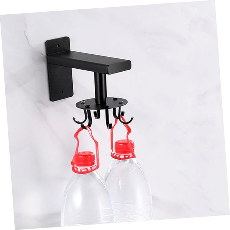 خطافات تعليق من الألومنيوم الأسود لتخزين المطبخ والحمام وتنظيم المساحة - Image 3