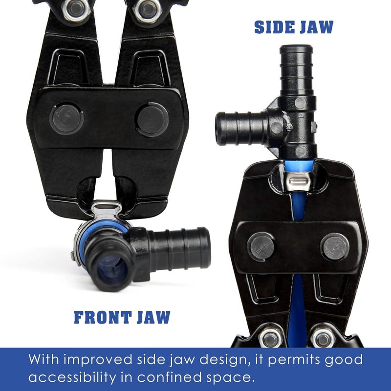 iCRIMP PEX Cinch Tool for Stainless Steel Clamp-Vertical & Parallel Clamping from 3/8-inch to 1-inch -CRP650 - Image 3