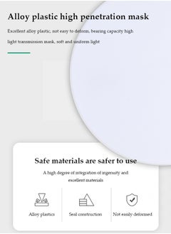 DUNISO LED Ceiling Light,Flush Mount Circular Ceiling Light,6500K, 24W, Moisture Proof, Energy Saving, Easy To Clean, Suitable For Bedroom, Kitchen, Dining Room, Living Room, 180cm  - Image 3