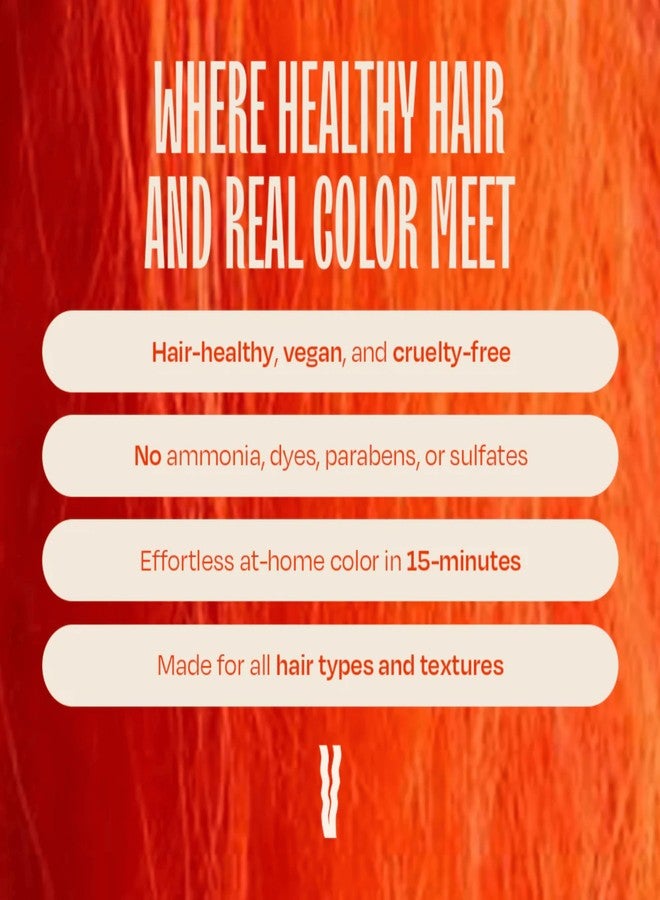 Overtone Daily Color Depositing Conditioner for Dyed & Natural Hair - 4.5oz Temporary Coloring with Shea Butter & Coconut Oil - Refresh Color & Prevent Fading - Vegan & Cruelty-Free, Golden Copper - Image 4