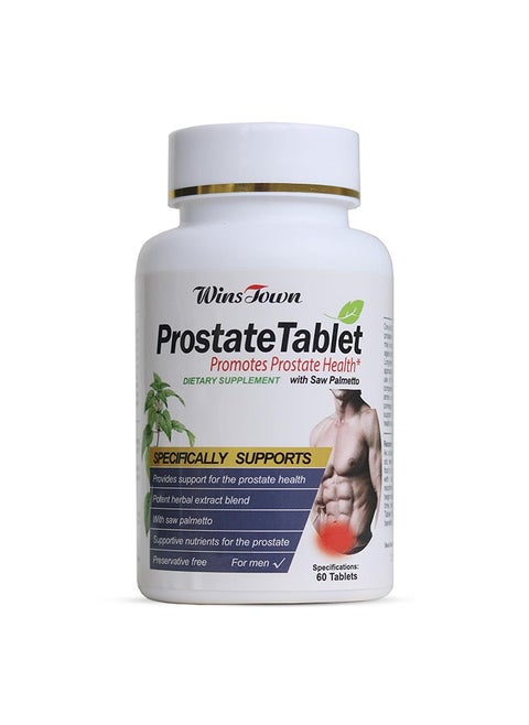 Prostate Tablet, Saw Palmetto Prostate Health Supplements for Men, Bladder & Urinary Relief, 60 Tablets