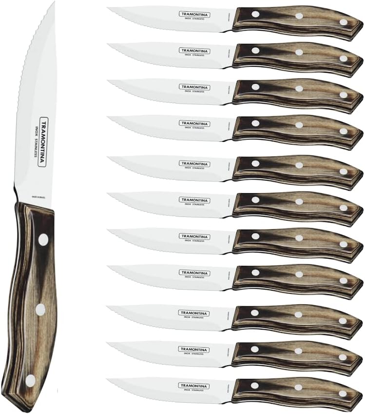 Tramontina 5-Inch Jumbo Steak Knife Set - 10 Pieces - Image 1