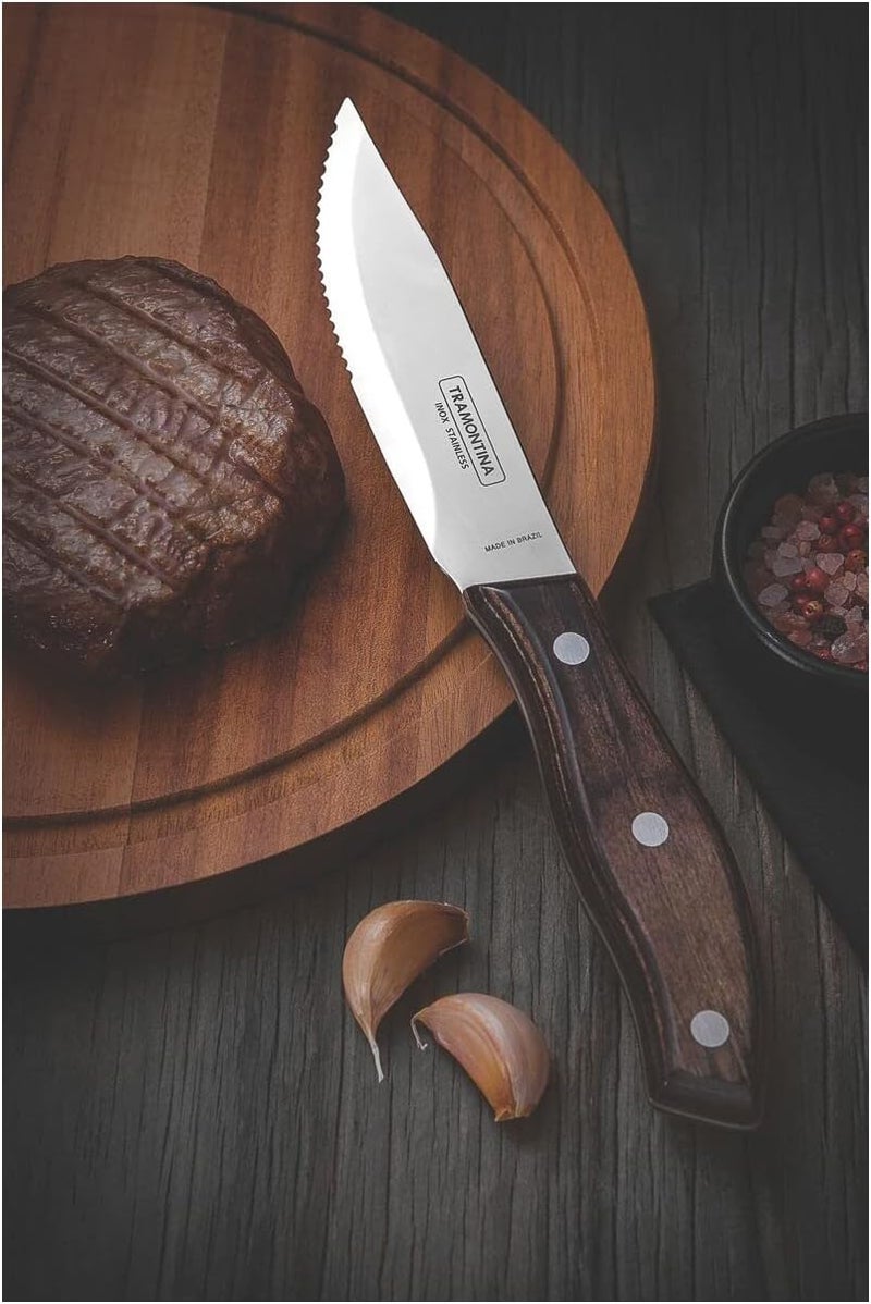 Tramontina 5-Inch Jumbo Steak Knife Set - 10 Pieces - Image 3