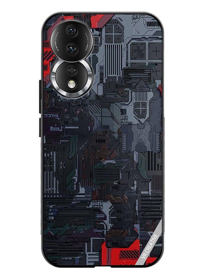 VR CREATIVE Protective Case Cover For Honor 80 Tech Design Multicolour - Image 1