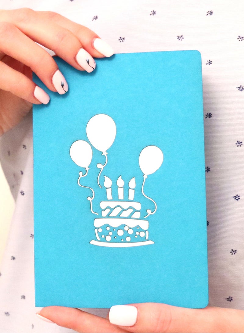 Wow Cards Popup Birthday Greeting Card with Balloons in a Box - Image 3