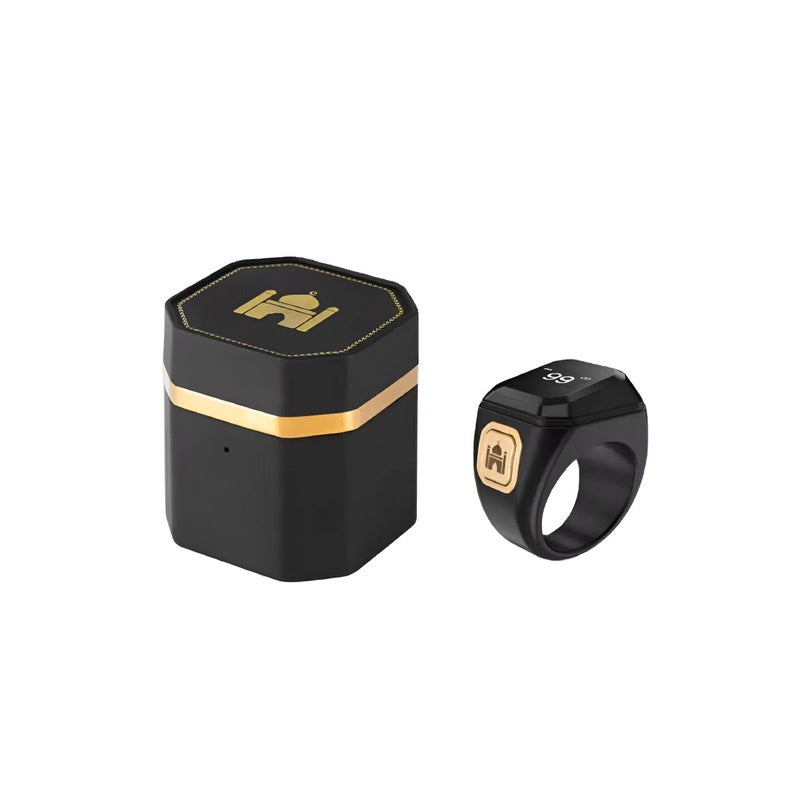 Smart Tasbih Ring - Wearable Electronic Prayer Counter with Digital Display, Accurate Counts, Prayer Times Reminder, and Sleek Design for Daily Devotion (size2-20mm) - Image 5