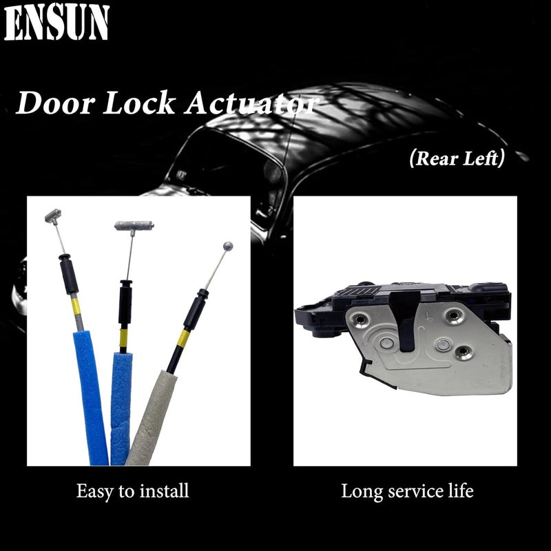 Ensun Power Door Latch Lock Actuator for Rear Left Drive Side - Compatible with 2015-2019 Sonata & 2016-2019 Sonata Hybrid - Image 3
