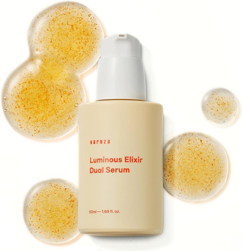 Luminous Elixir Dual Serum Vita 7 Complex 5 Vitamin K3 Face Serum Hyaluronic Acid CoQ10 Hydrating Skin Barrier Repair AntiRedness Vegan Korean Skincare 50ml 50ml Pack of 1
