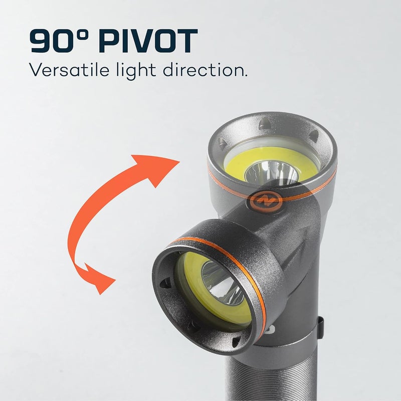 Nebo Franklin Pivot 300 Lumens Flashlight | Rechargeable Work Light with 7 Lighting Modes and Magnetic Base - Image 4