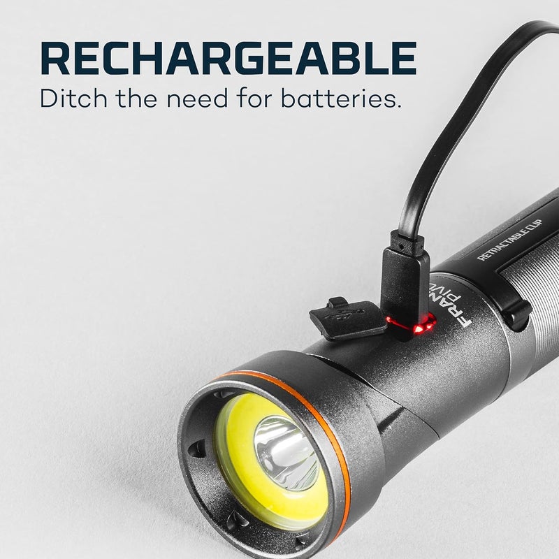 Nebo Franklin Pivot 300 Lumens Flashlight | Rechargeable Work Light with 7 Lighting Modes and Magnetic Base - Image 3