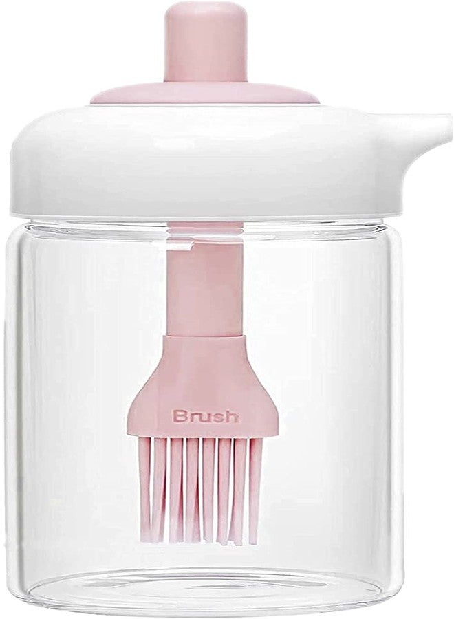 CARTSHOPPER Oil Dispenser Bottle,Oil Dispenser with Silicone Oil Brush,Wide Opening Oil Bottle,230ml Oil Container For Cooking,Baking,BBQ,Marinating - Image 1