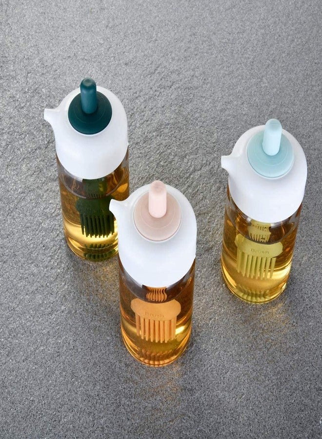 CARTSHOPPER Oil Dispenser Bottle,Oil Dispenser with Silicone Oil Brush,Wide Opening Oil Bottle,230ml Oil Container For Cooking,Baking,BBQ,Marinating - Image 4