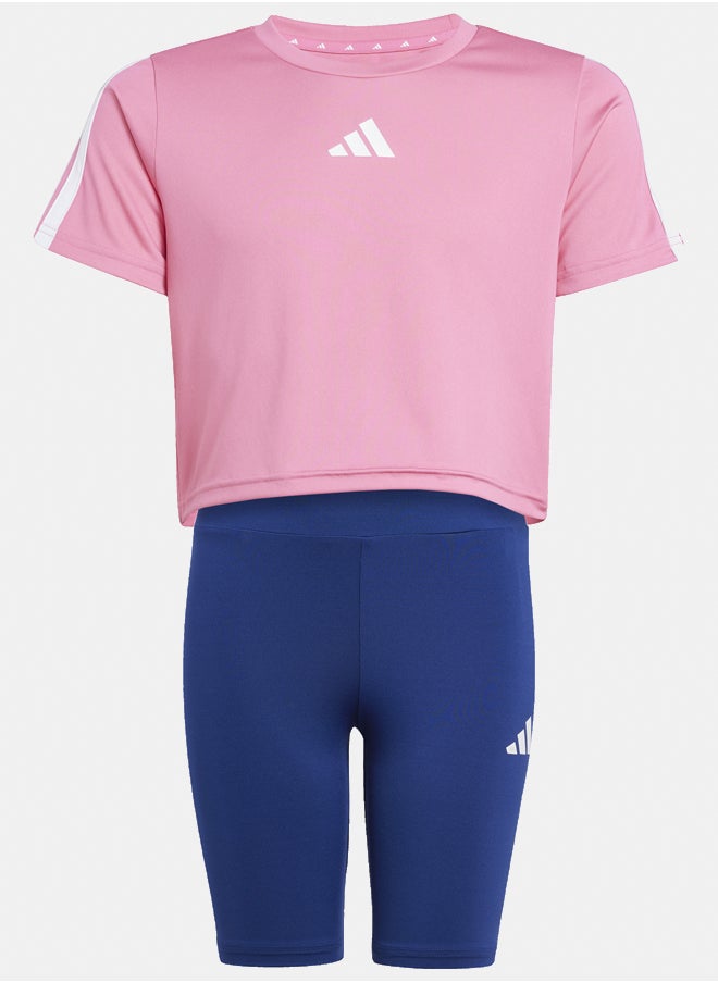 Adidas train essentials 3-stipes set women's youth/baby jogger  - Image 2