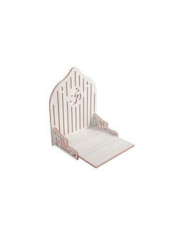 AVAD AVAD Wooden Handmade Fordable Temple Wall hanging Small Temple for Home and office Pooja Mandir Small Temple Small Temple for Home wall Hanging White  - Image 4
