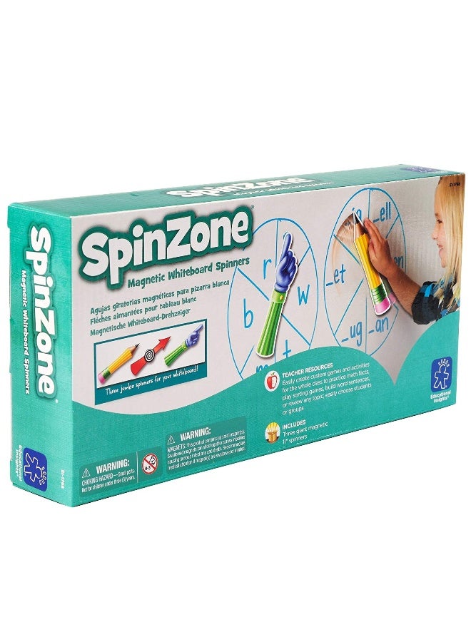 ليرننج ريسورسز مجموعة SpinZone من Learning Resources، مجموعة من 3 قطع مغناطيسية قابلة للتخصيص للوحات البيضاء، مورد تعليمي للأعمار من 4 سنوات فما فوق - Image 5