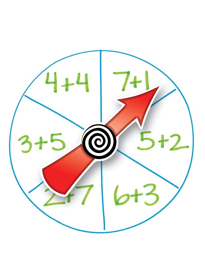 ليرننج ريسورسز مجموعة SpinZone من Learning Resources، مجموعة من 3 قطع مغناطيسية قابلة للتخصيص للوحات البيضاء، مورد تعليمي للأعمار من 4 سنوات فما فوق - Image 3