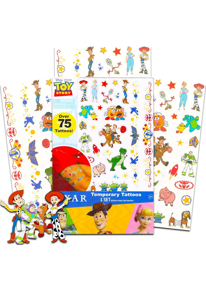 Artist Unknown - Disney Pixar Toy Story Tattoos Party Favors Pack ~ Bundle Includes 75 Toy Story Temporary Tattoos Tattoos (Toy Story Party Supplies) - Image 1
