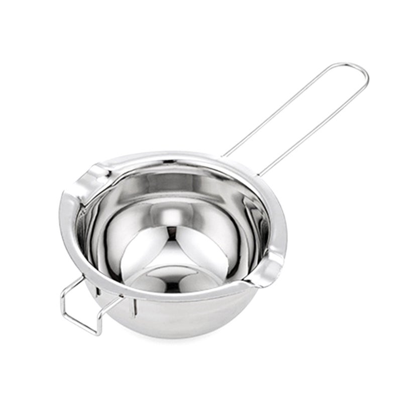 400ml Stainless Steel Double Boiler Pot Baking Melting Pots with Heat Handle Universal Melting Tools for Chocolate Candy Butter Cheese - Image 1