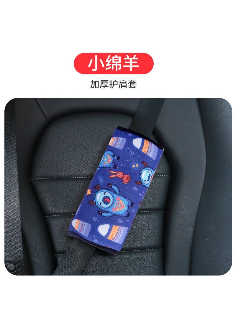 Generic Child seat belt adjustment retainer anti-collar car seat special safety belt shoulder guard auxiliary strap Sheep Shoulder Cover