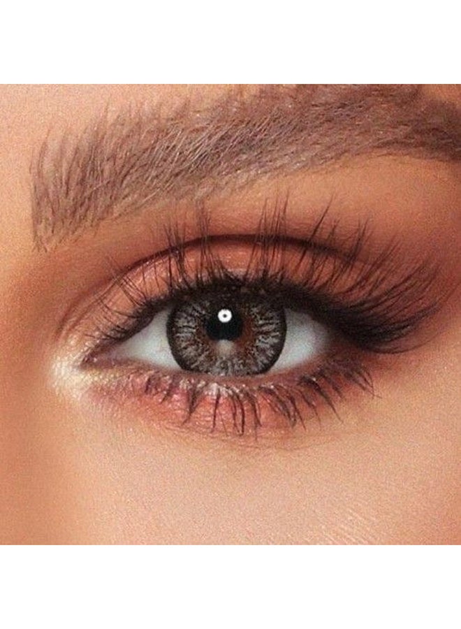 Unisex Charcoal Gray Contact Lenses