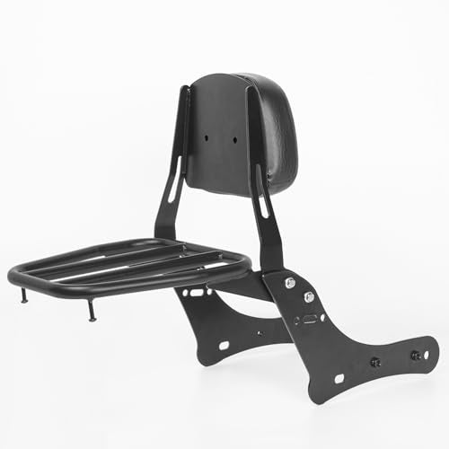 Lorababer Motorcycle Passenger Sissy Bar Luggage Rack Fit for Vulcan S 650 VN650 EN650 2015 2016-2025 2021 2022 2023 2024 Rear Backrest Cargo Carrier - Image 4