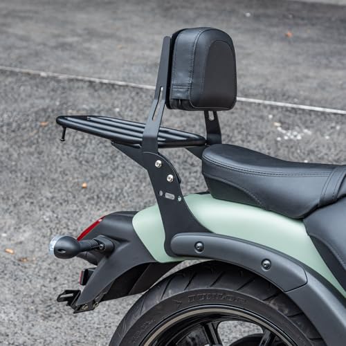 Lorababer Motorcycle Passenger Sissy Bar Luggage Rack Fit for Vulcan S 650 VN650 EN650 2015 2016-2025 2021 2022 2023 2024 Rear Backrest Cargo Carrier - Image 1