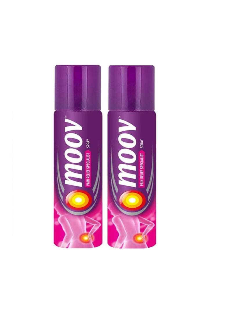 Moov of Move spray, helps in relaxing and soothing muscles and inflammation. Fast relief. 200 ml. 2 packs - Image 1