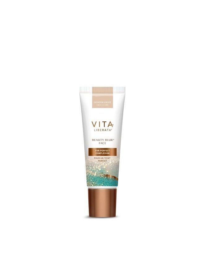 Vita Liberata Beauty Blur Face, CC Cream, Flawless Complexion, Radiant Glow, Evens Skin Tone, Full Coverage Foundation, Hydrating & Customizable, New Packaging  - Image 1
