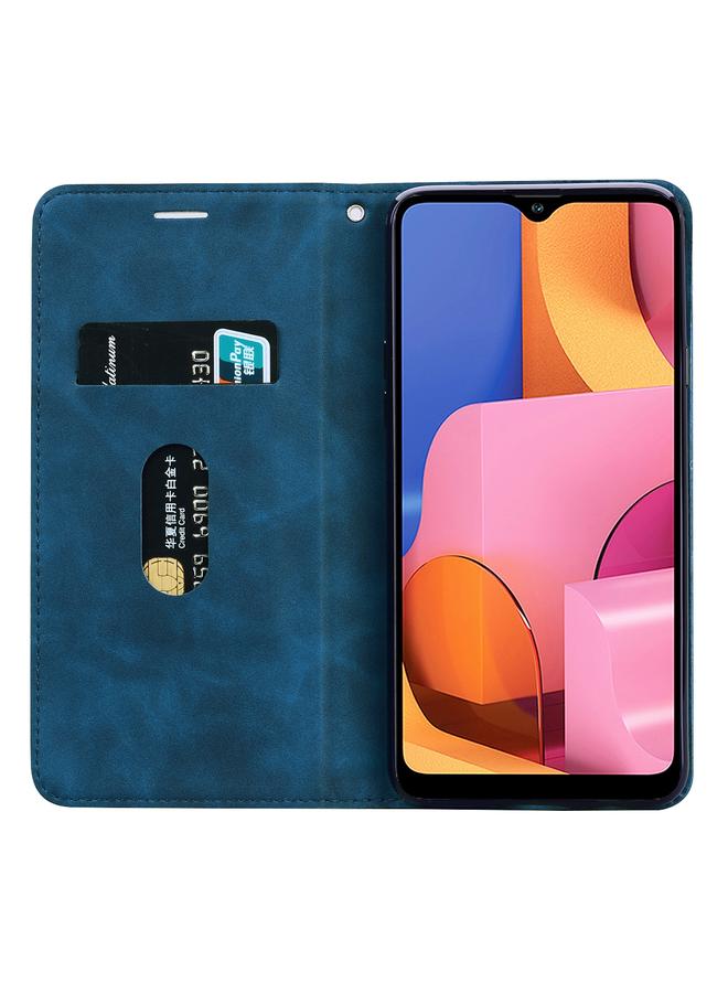 اس-توب جراب لهاتف Samsung Galaxy A32 5G، جراب جلد PU مغناطيسي أفقي قابل للطي مع حامل وفتحة بطاقة وحبل - Image 4