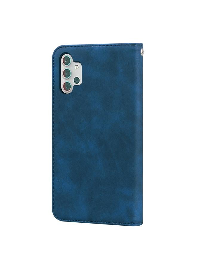 اس-توب جراب لهاتف Samsung Galaxy A32 5G، جراب جلد PU مغناطيسي أفقي قابل للطي مع حامل وفتحة بطاقة وحبل - Image 3