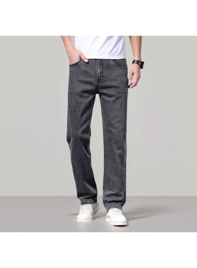 Tucano fashionable & Minimalist Summer Men's Pants - Versatile Business Casual Straight-leg Jeans For Everyday Wear - Image 3