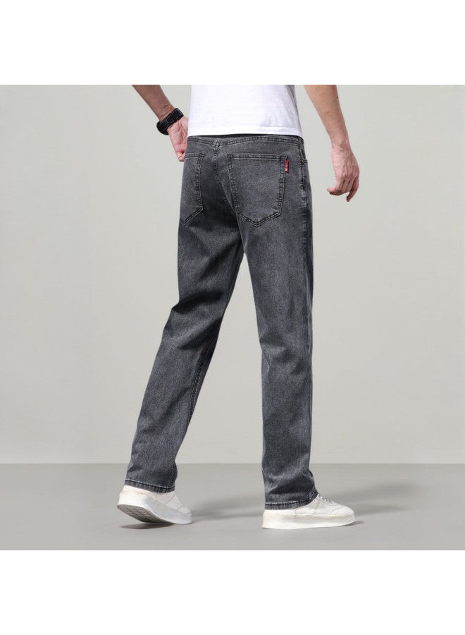 Tucano fashionable & Minimalist Summer Men's Pants - Versatile Business Casual Straight-leg Jeans For Everyday Wear - Image 5
