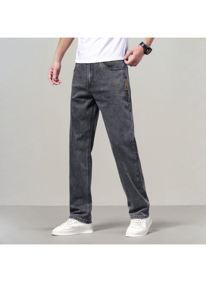 Tucano fashionable & Minimalist Summer Men's Pants - Versatile Business Casual Straight-leg Jeans For Everyday Wear - Image 2