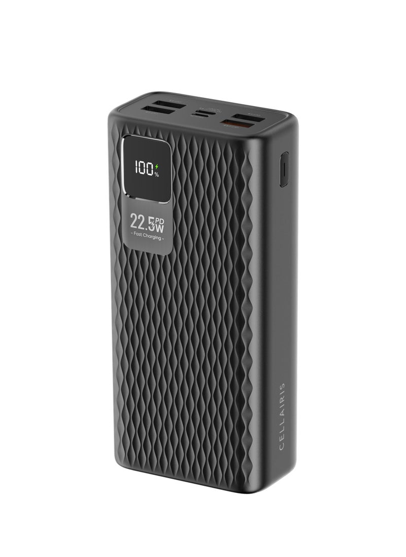 Cellairis - POWER HIVE ULTRA 30,000mAh Power Bank – Fast Charging PD 20W & QC 22.5W, 5 Outputs, Dual Input - Image 1