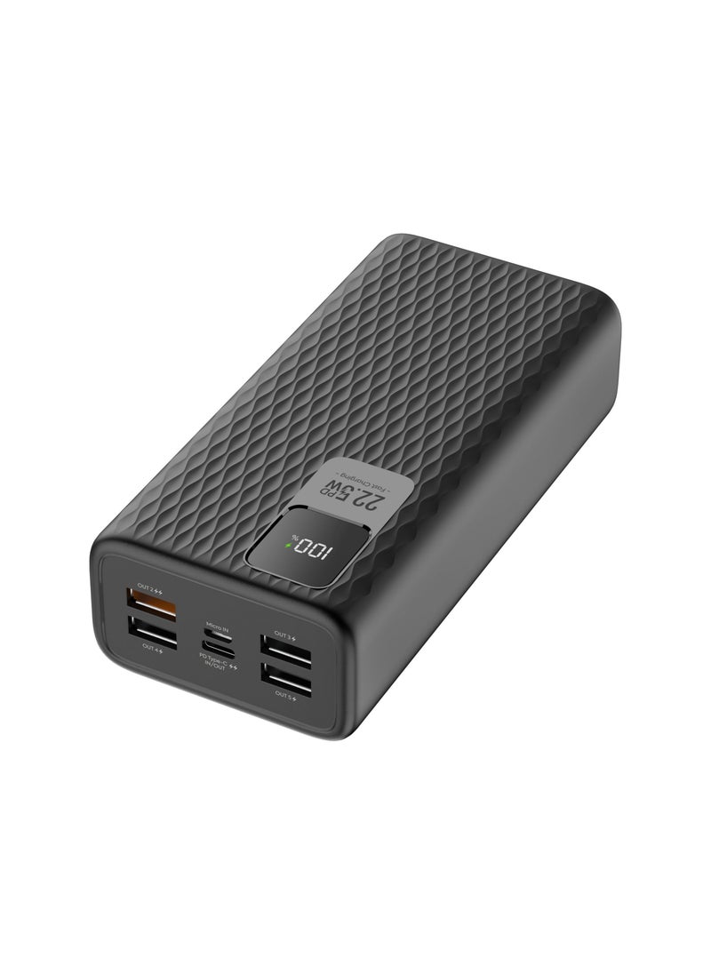 Cellairis - POWER HIVE ULTRA 30,000mAh Power Bank – Fast Charging PD 20W & QC 22.5W, 5 Outputs, Dual Input - Image 1
